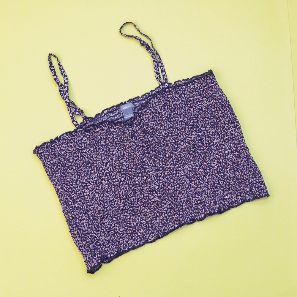 American eagle (aerie)  floral crop top